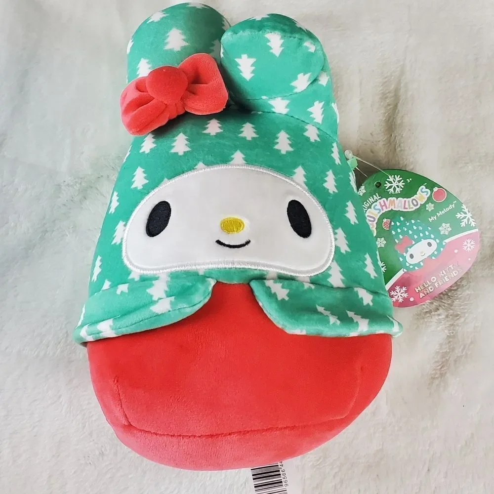Squishmallows Hello Kitty & Friends Holiday My Melody Christmas Tree Plush